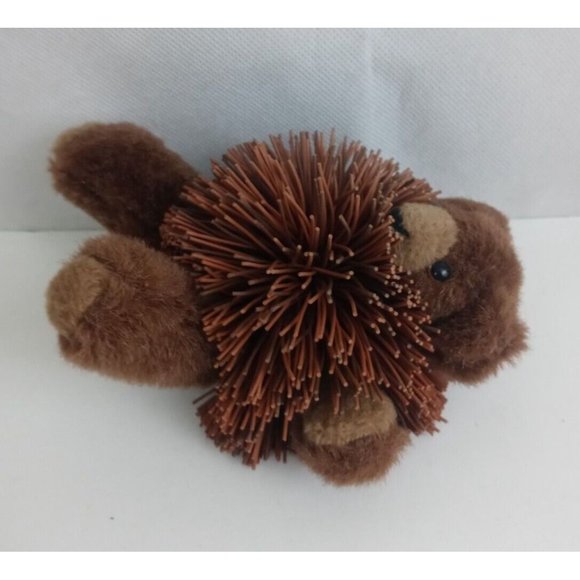 Vintage 1999 OddzOn Koosh Teddies "Russell" Teddy Bear 4" Ball Plush - Picture 4 of 6